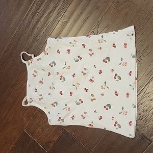 Cherry print tank top